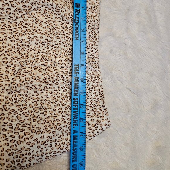 VTG Silk Club Collection Women's 100% Linen Coconut Tree Embroidery Skirt Size 6 - Picture 4 of 7